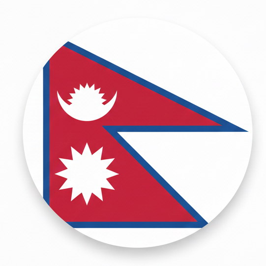 Nepal flag – eSIM for Nepal travel internet data