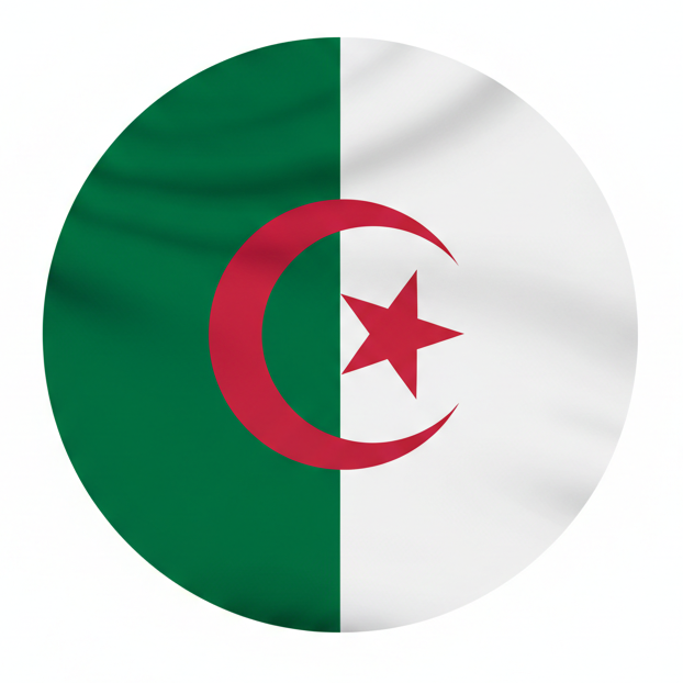 Algeria flag – eSIM for Algeria travel data plan