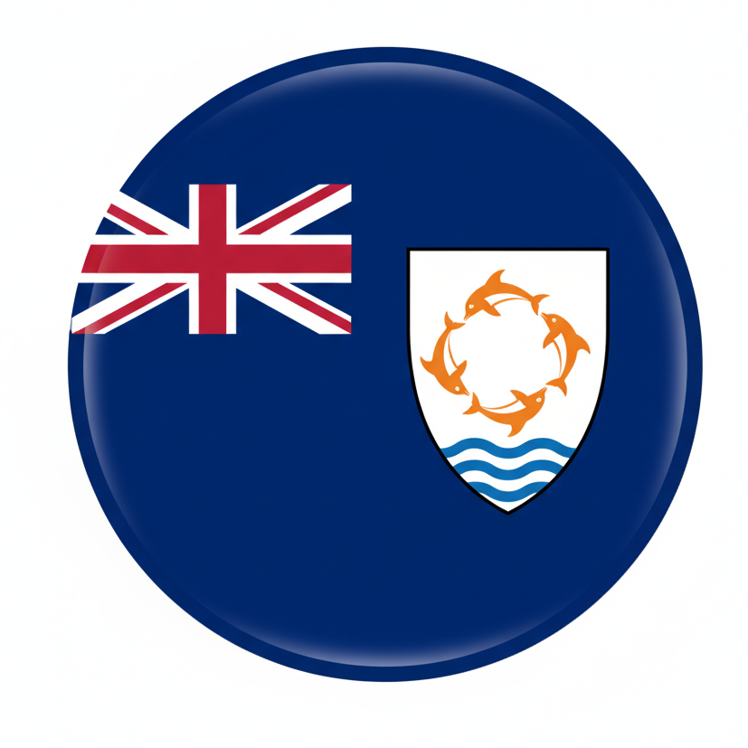 Anguilla flag – eSIM for Anguilla travel data plan