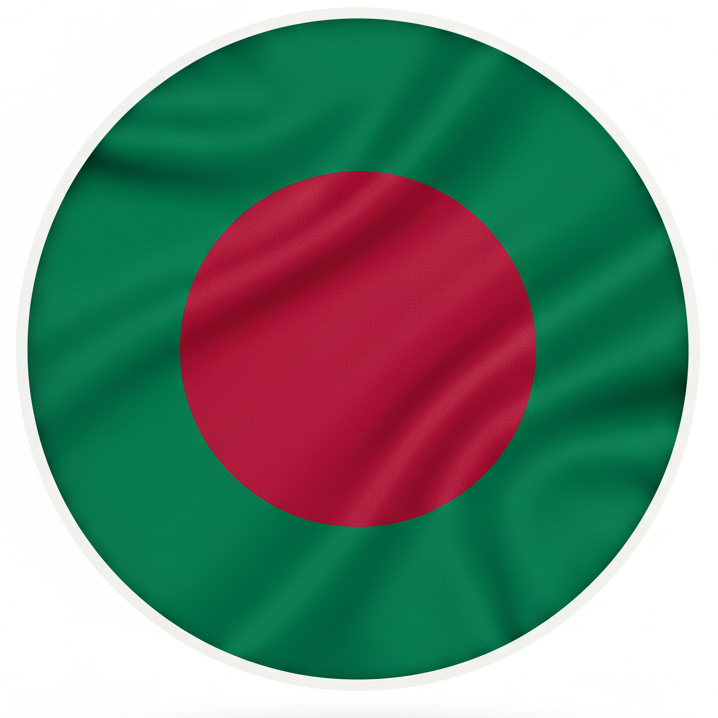 Bangladesh flag – eSIM for Bangladesh travel data plan