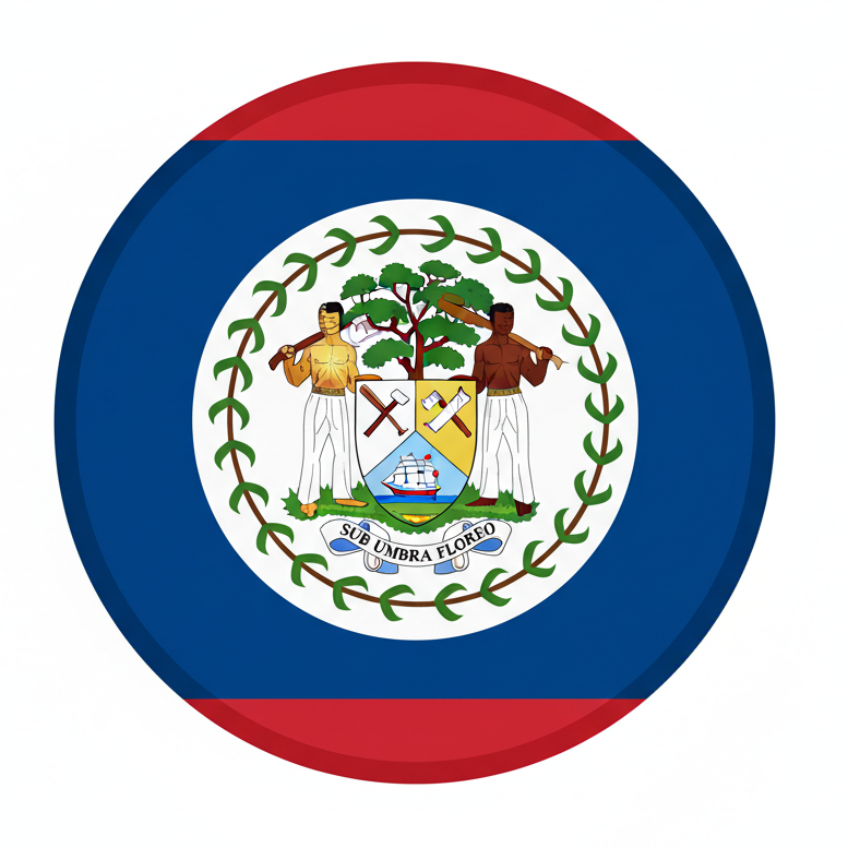 Belize flag – eSIM for Belize travel data plan