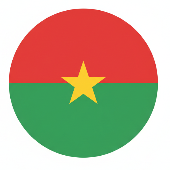 Burkina Faso flag – eSIM for Burkina Faso travel data plan