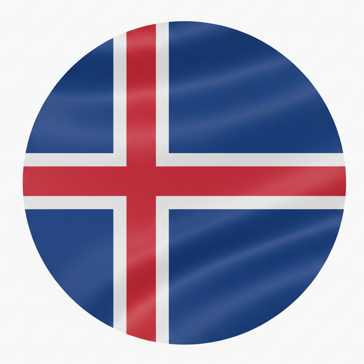 Iceland flag – eSIM for Iceland travel mobile data