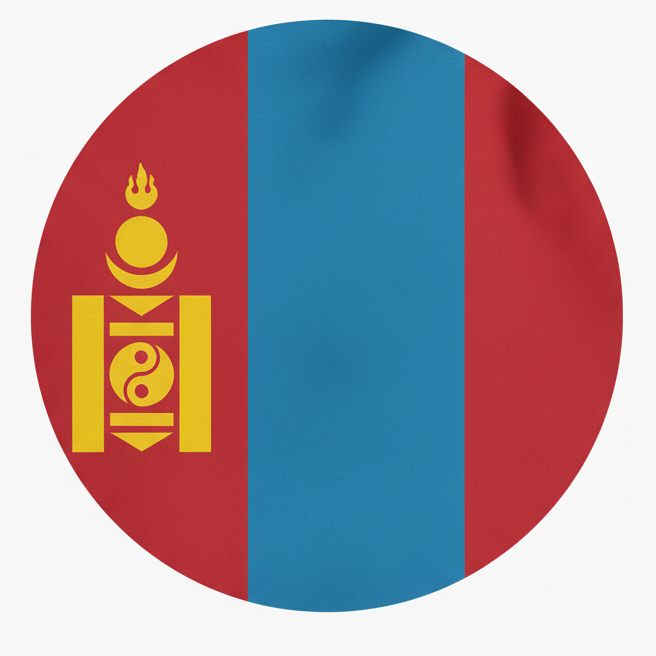 Mongolia flag – eSIM for Mongolia travel data plan