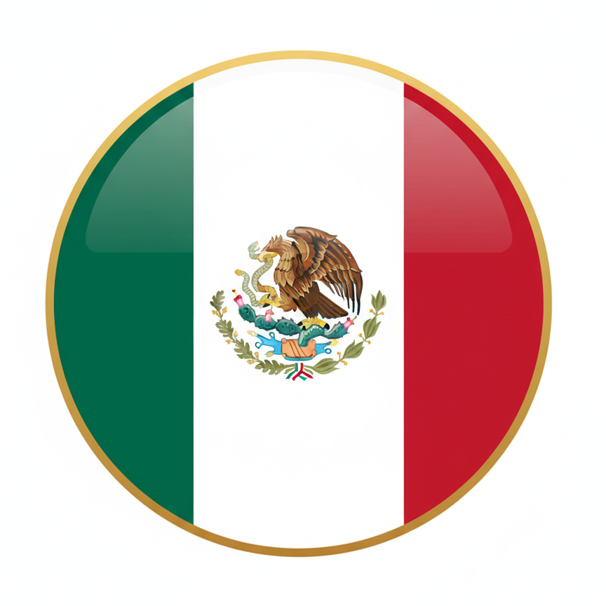 Mexico flag – eSIM for Mexico travel data plan