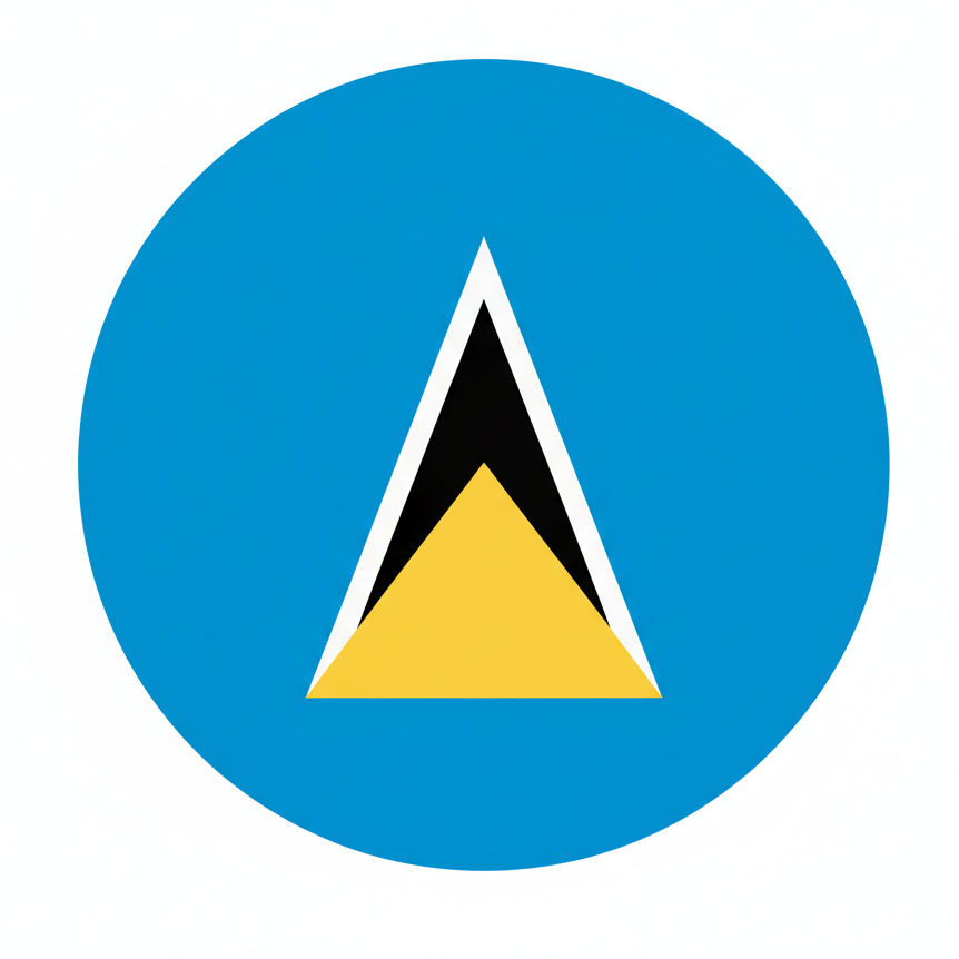 Saint Lucia flag – eSIM for Saint Lucia travel mobile data