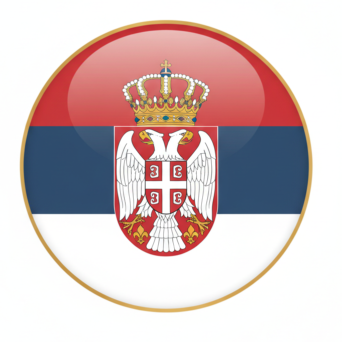 Serbia flag – eSIM for Serbia travel data plan