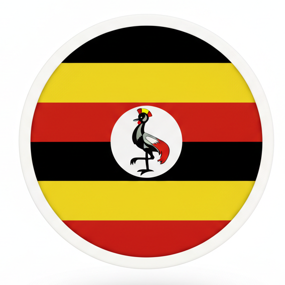 Uganda flag – eSIM for Uganda travel data