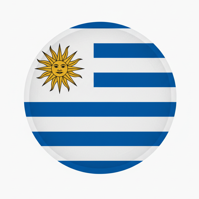 Uruguay flag – eSIM for Uruguay travel mobile data