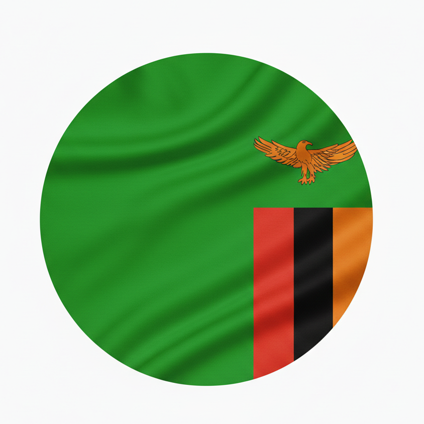 Zambia flag – eSIM for Zambia travel data