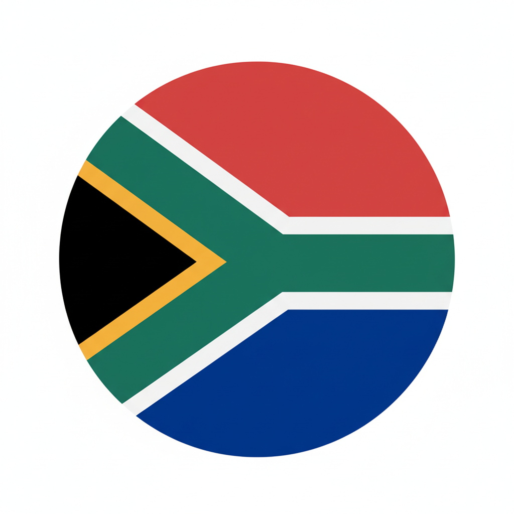 South Africa flag – eSIM for South Africa travel internet plans